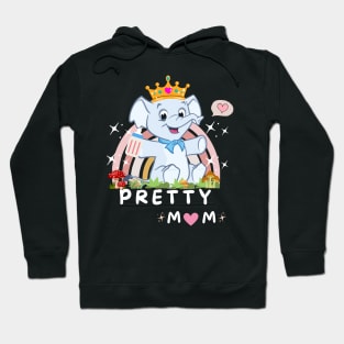 PRETTY AND STRONG MOM Hoodie